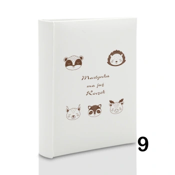 Album na chrzest, wsuwany, 50 zdjęć 15X21, personalizowany, 12 wzorów